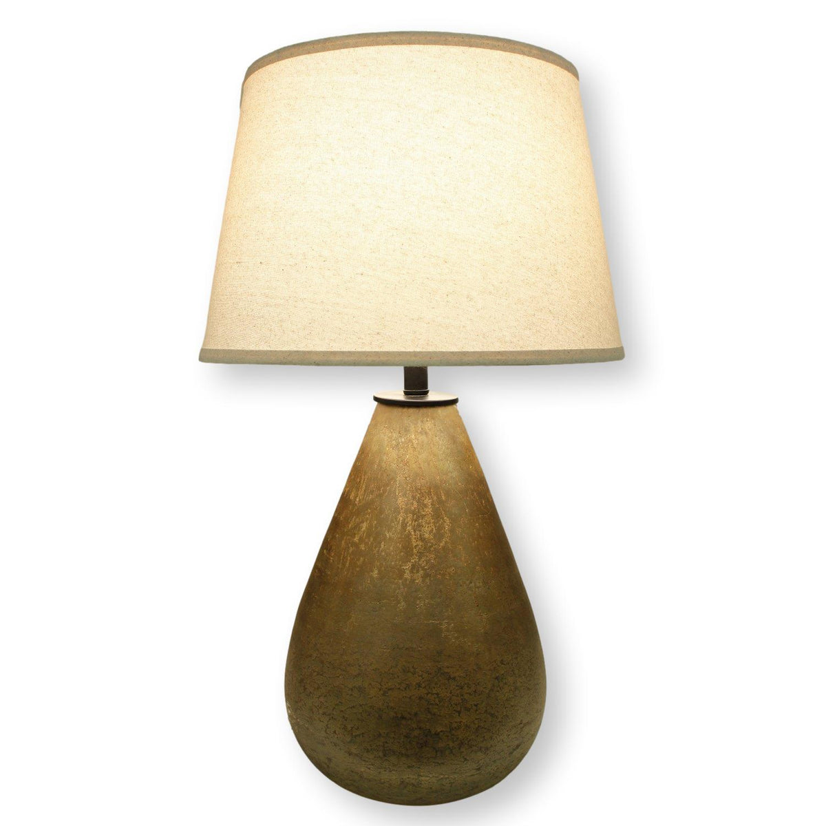 Ashley Mottled Gold-tone Glass Table Lamp