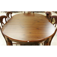 Dark Pine Dining Table w/6 Chairs