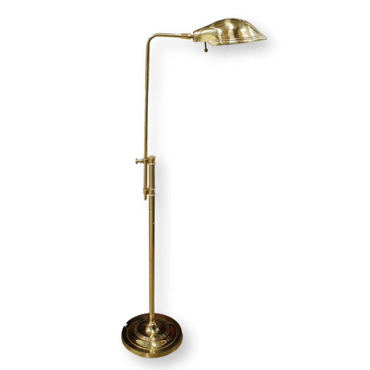 Adjustable Brass Floor Lamp