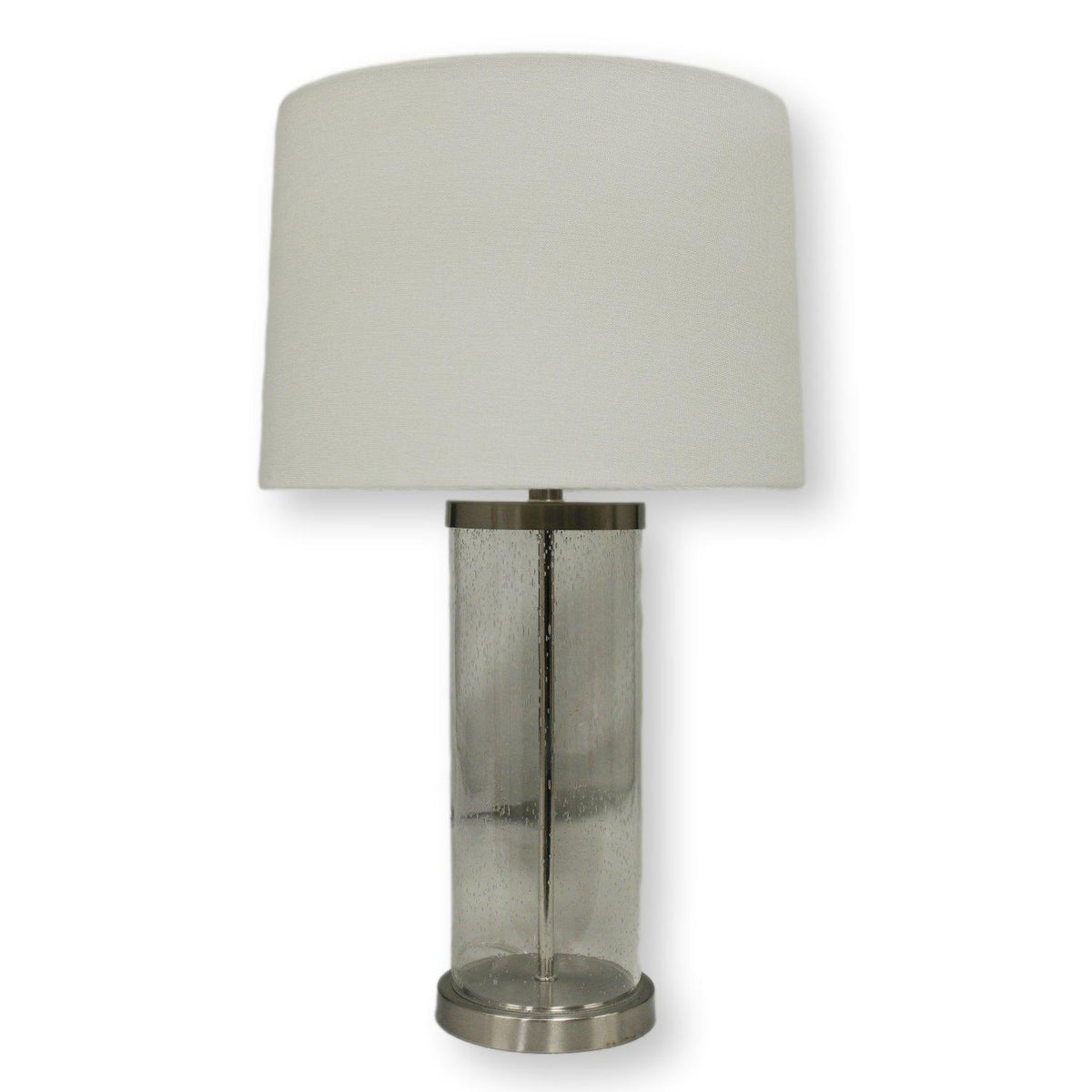 Seeded Glass Column Lamp