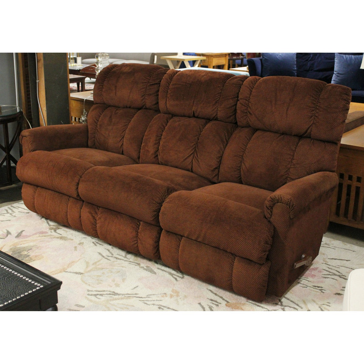 La-Z-Boy Brown Double Reclining Sofa