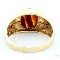 Premier Designs 10K Yellow Gold 2.11ct. Agate Cabochon Ring