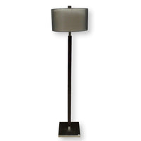 Wood & Steel Floor Lamp