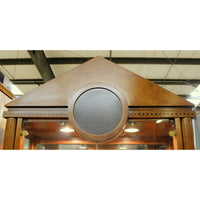 Hickory White Pediment Top Curio Cabinet