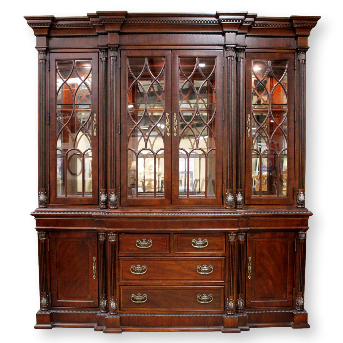 Universal Furniture Red Mahogany China Cabinet