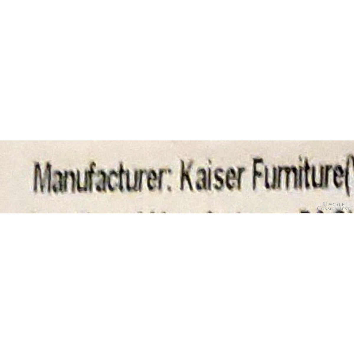 Kaiser Furniture White Task Chair