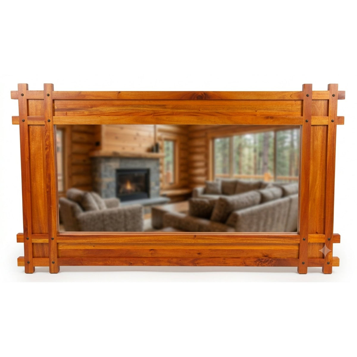 Arts & Crafts Style Wall Mirror