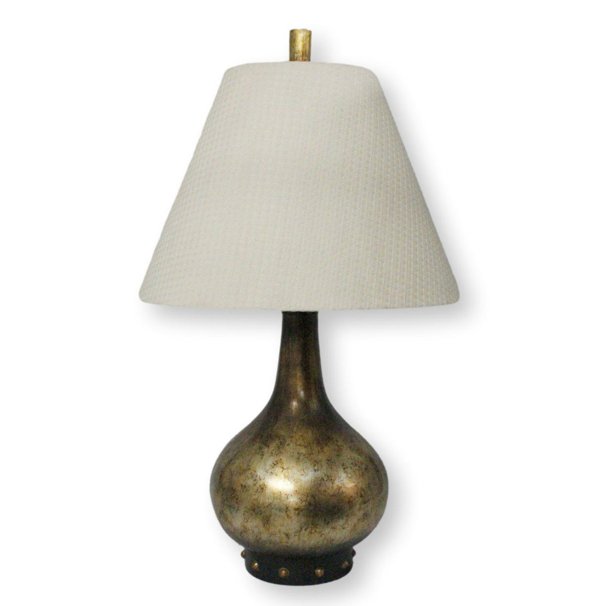Burnished Gold Teardrop Table Lamp