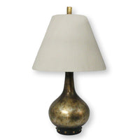 Burnished Gold Teardrop Table Lamp