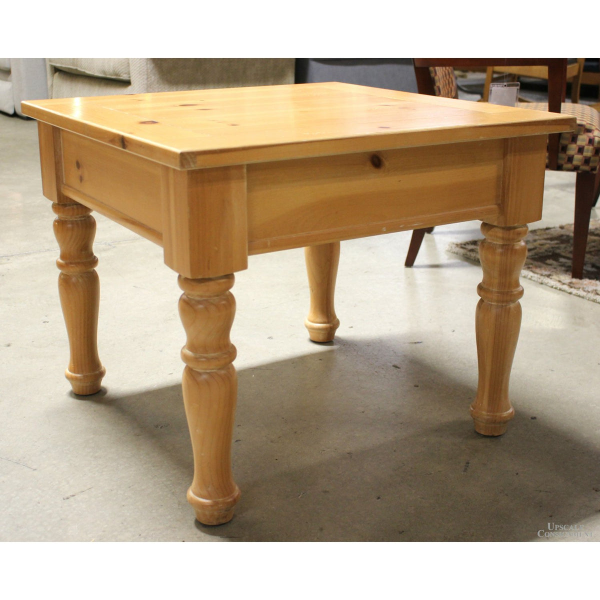 Cottage Pine Square End Table