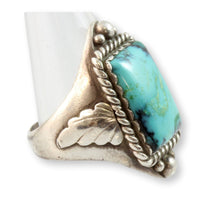 Zuni Sensa Eustace Turquoise Men's Sterling Silver Ring