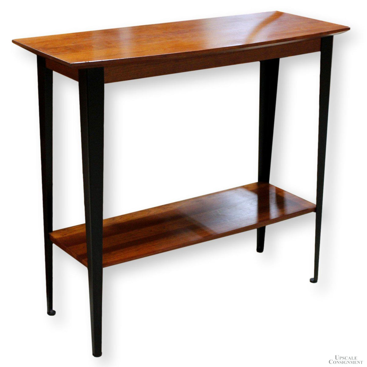 Ethan Allen Wood & Metal Console Table