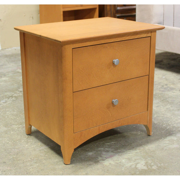 Les Ind. A.P. 2 Drawer Blond Nightstand