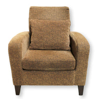 Brown High Back Accent Chair