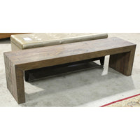Ashley Long Wooden Bench