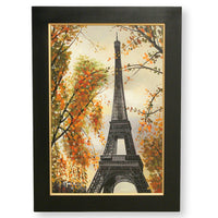 Framed Original Oil Eiffel Tower