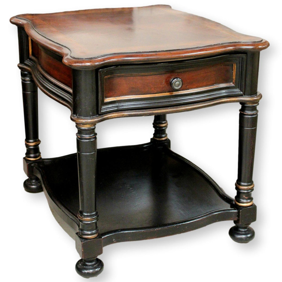 Hooker Furniture Two-Tone End Table w/Drawer