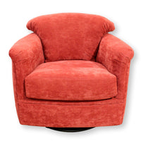Flexsteel Cinnabar Red Swivel Glider Chair
