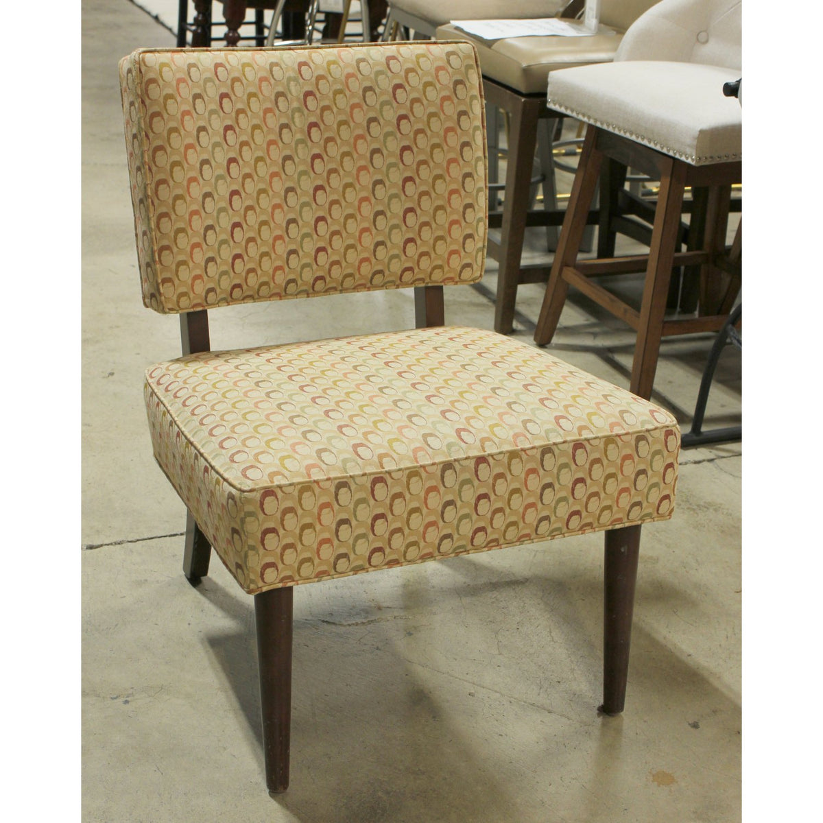 Room & Board Armless Patterned Chair