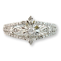 Elsa's .5ctw Diamond Snowflake Ring from the Frozen Movie