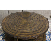 Uttermost Rustic Round Coffee Table