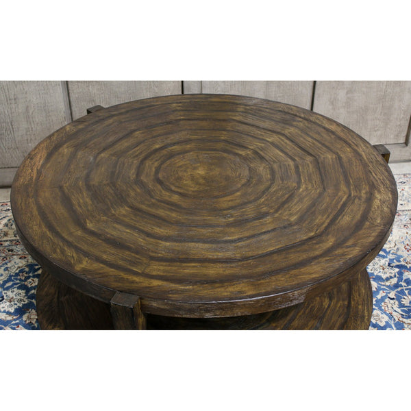 Uttermost Rustic Round Coffee Table