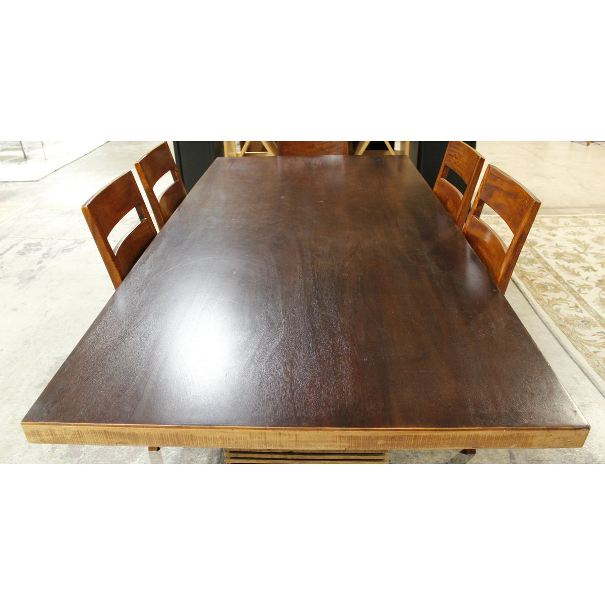 Crate & Barrel 'Paloma' Dining Table w/6 chairs