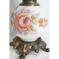 Victorian Style Double Globe Hurricane Table Lamp