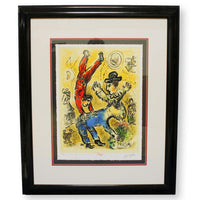 Gallery Framed Art Print 'Acrobat Rouge' By Marc Chagall
