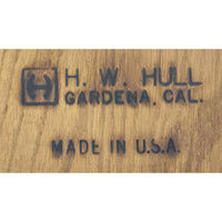 H.W. Hull Oak Dining Table w/4 Chairs
