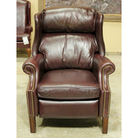 Hooker Furniture 'Seven Seas' Cordovan Leather Wingback Recliner