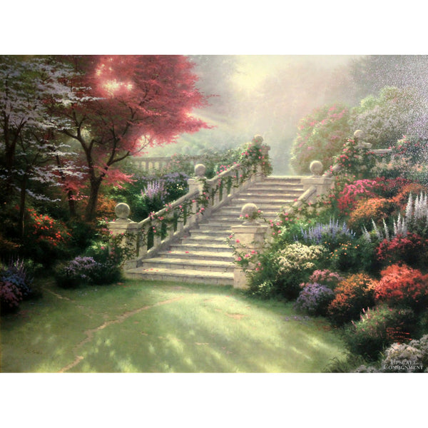 Framed Limited Edition Lithograph "Stairway to Paradise" by Thomas Kinkade