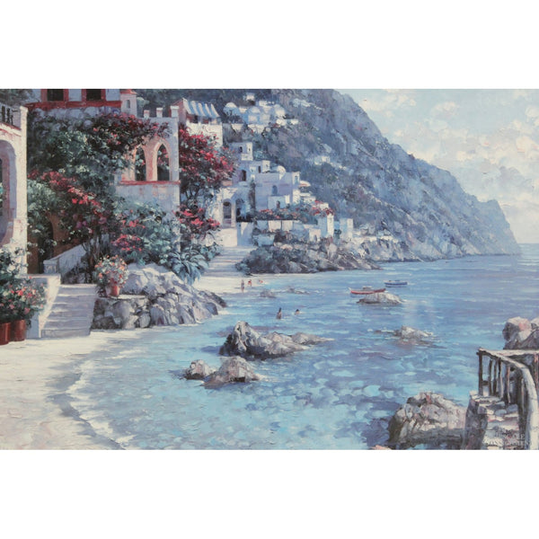 Framed Print "Capri Del Mar" by Howard Behrens