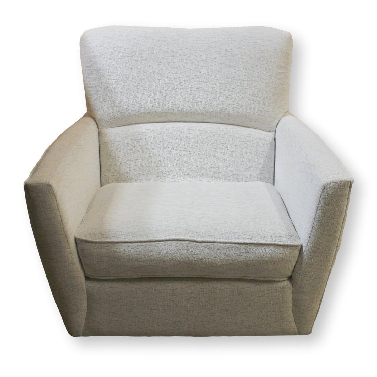 La-Z-Boy White Bellevue Swivel Chair