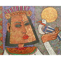 Artwork - Balinese - Person Holding a Bird