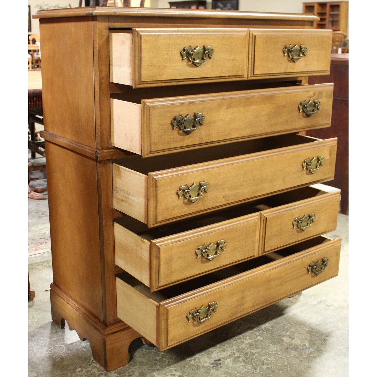 5 Drawer Maple Chest of Drawers