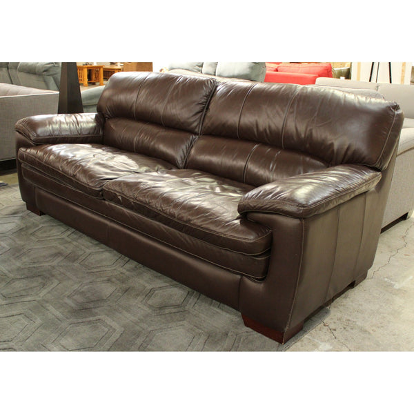 Superb Creation Ltd. Brown Leather Sofa