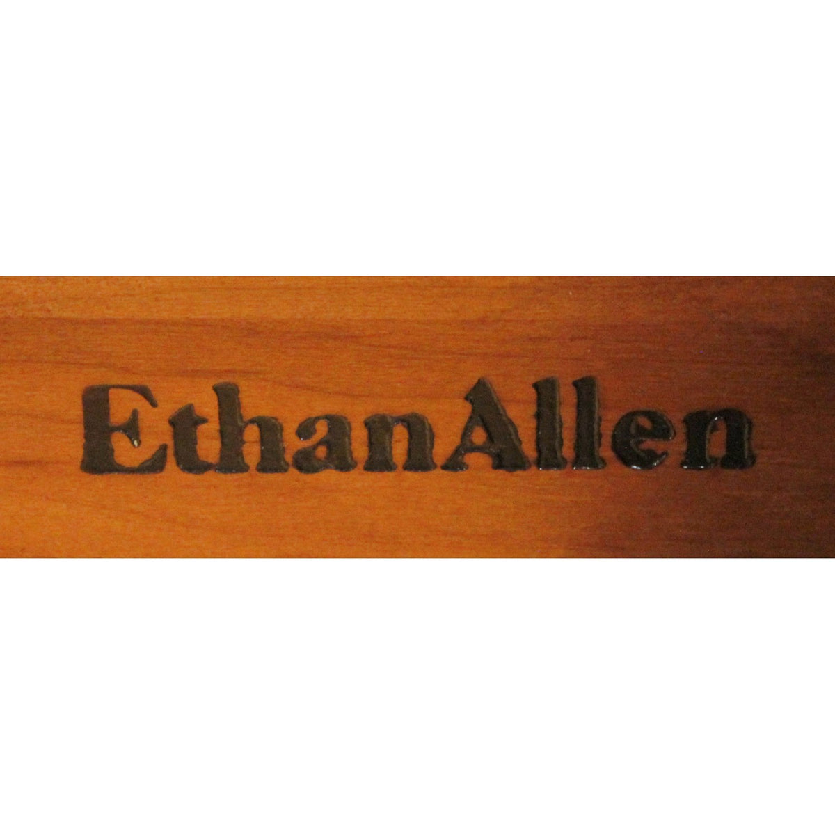 Ethan Allen 2 Drawer Mahogany Nightstand