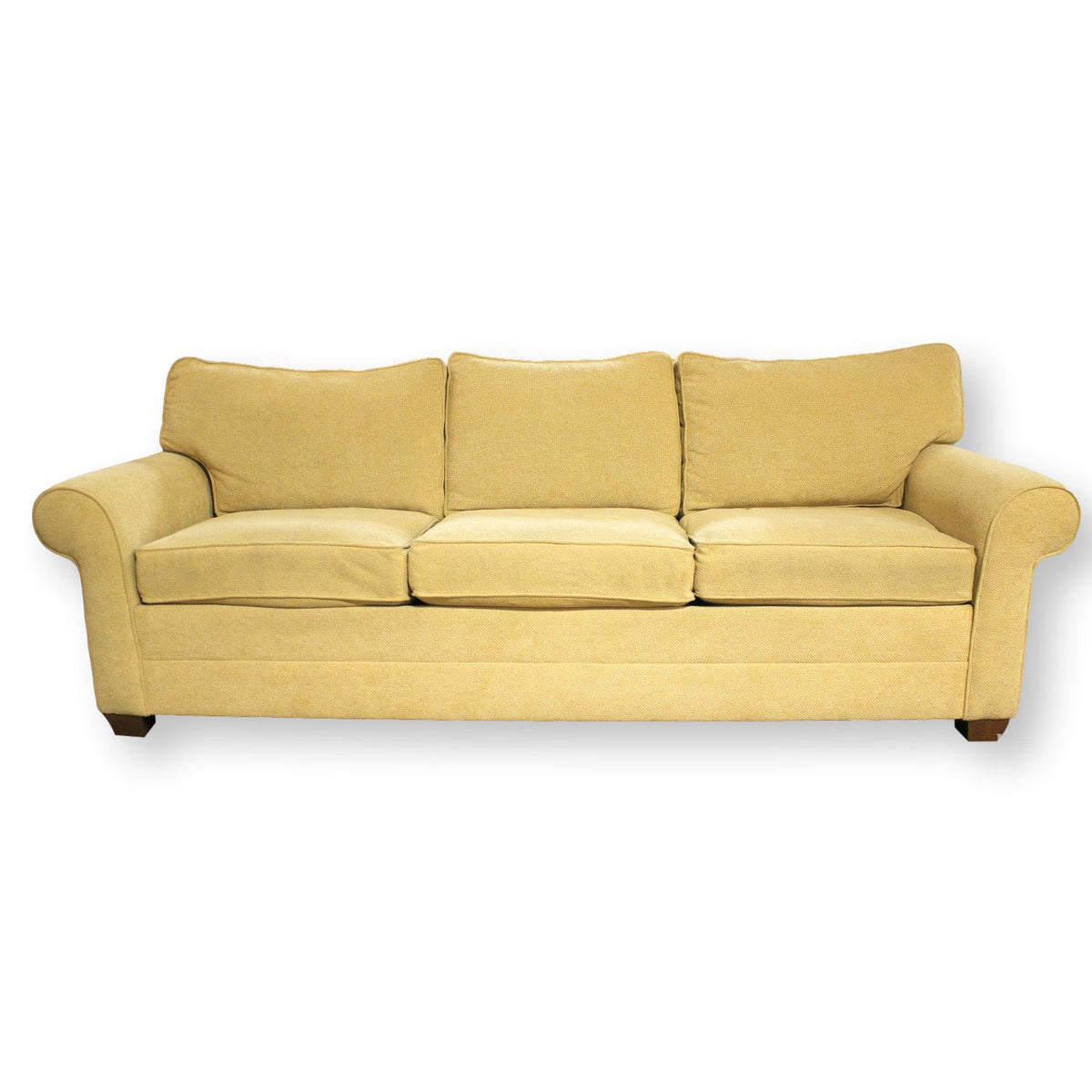 Ethan Allen Light Gold Sofa