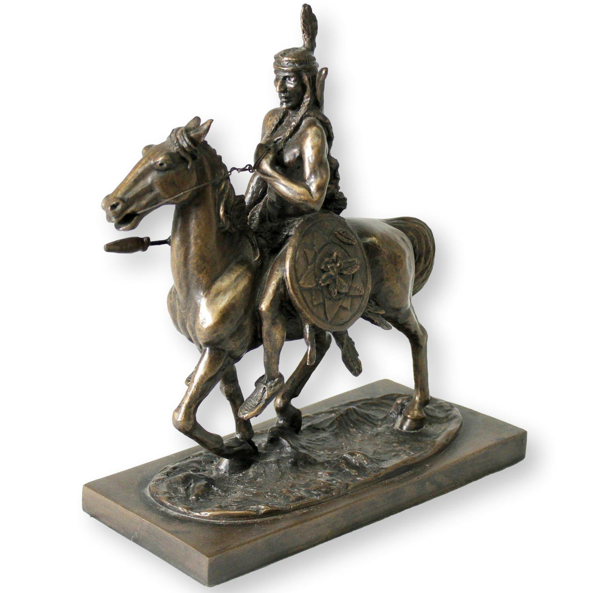 James Earle Fraser "Cheyenne Chief" Bronze Sculpture