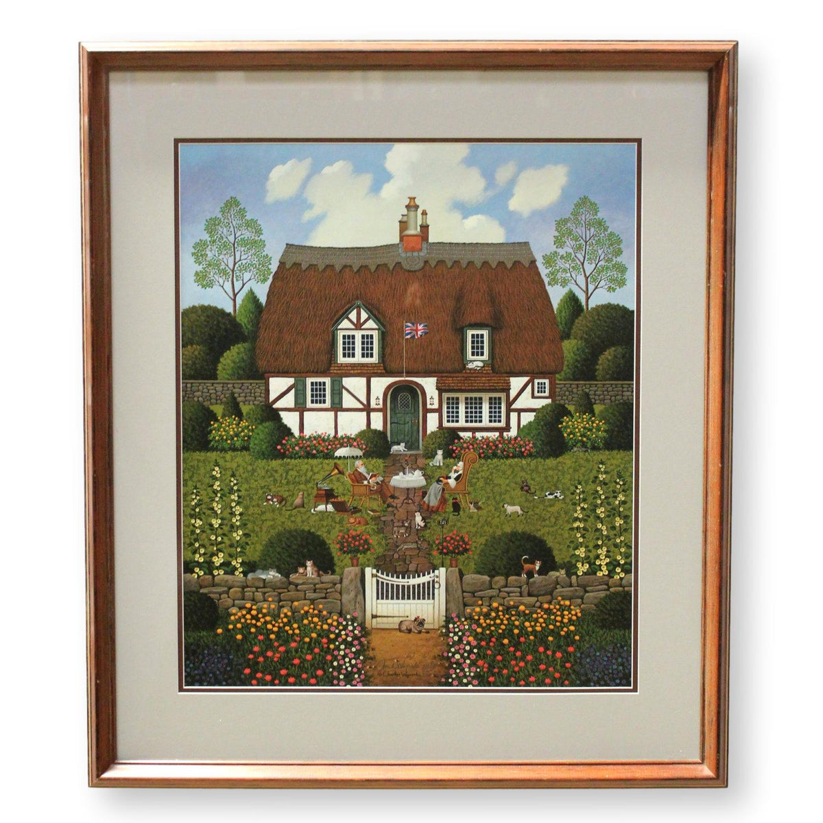 Charles Wysocki Framed L.E. Print "Bach's Magnificat in D Minor"