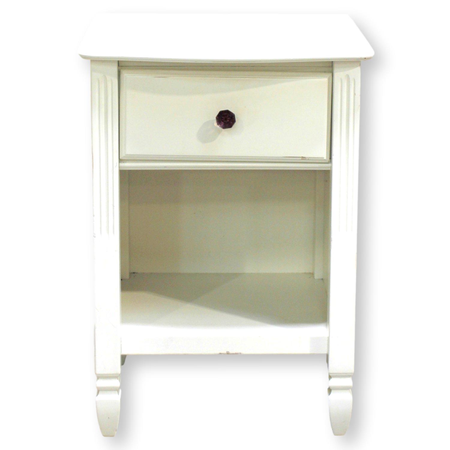 Pottery Barn store Teen Anders Nightstand Weathered White/Simply White