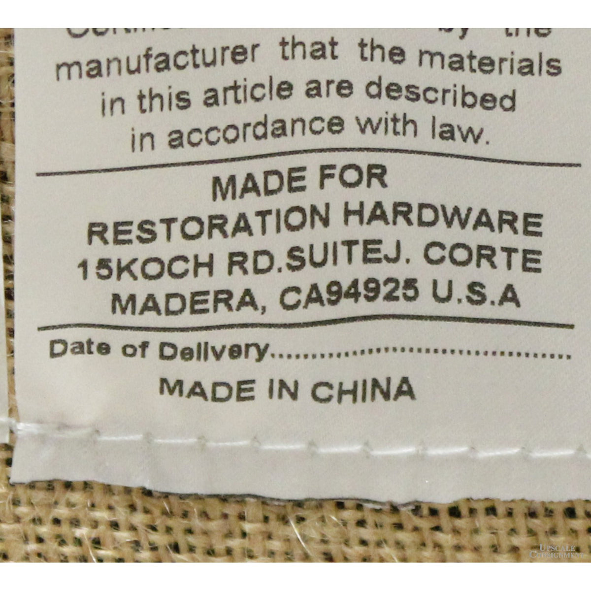 Restoration Hardware "French Couturier's" Metal Upholstered Accent Chair