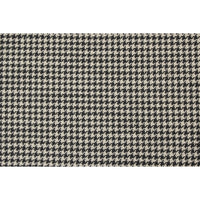 Ethan Allen Houndstooth Ottoman