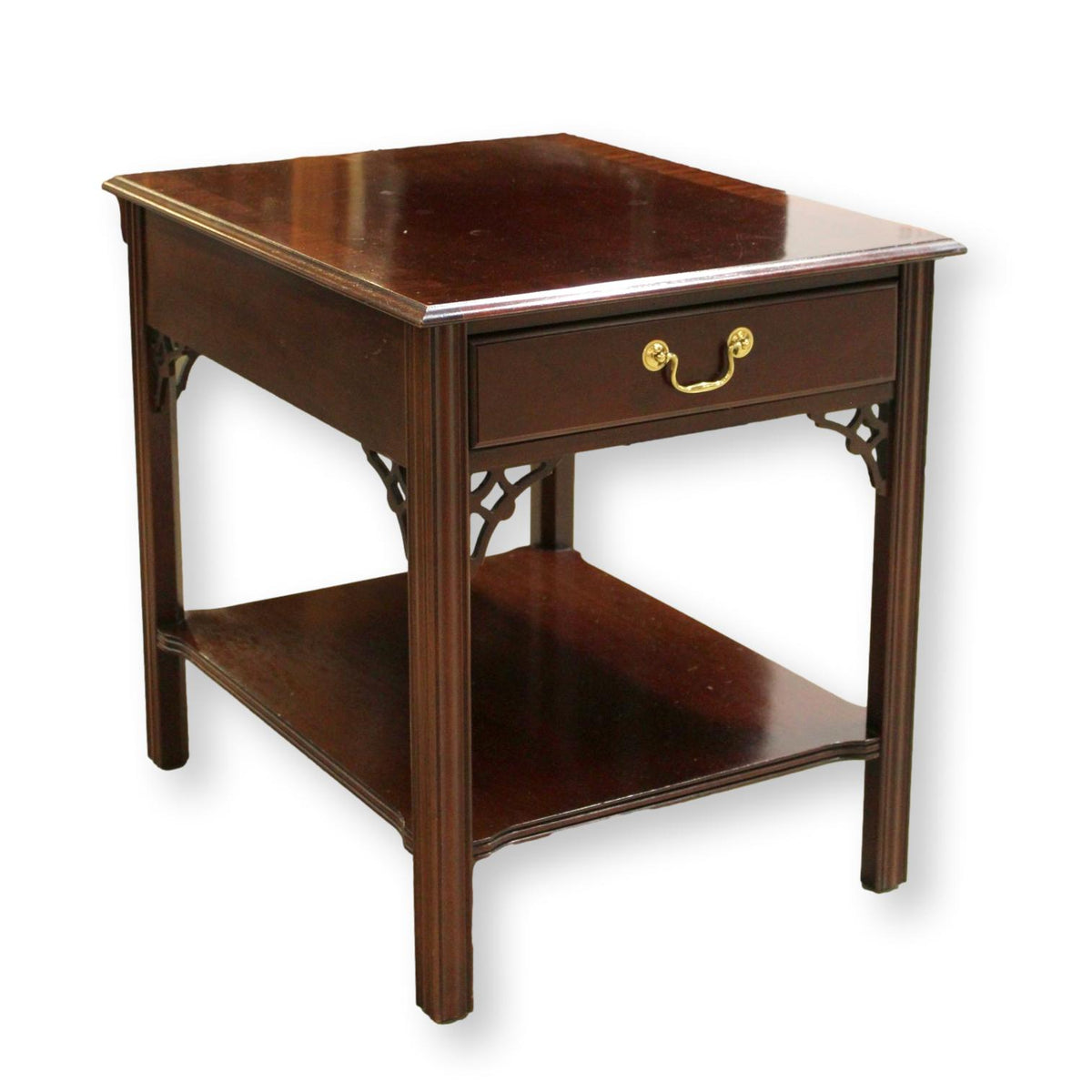 Bernhardt Dark Cherry End Table
