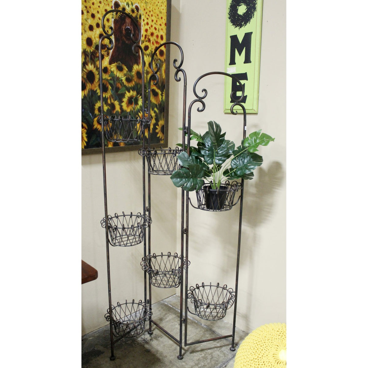 Metal Plant Stand Room Divider