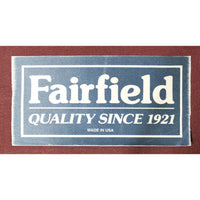 Fairfield Burgundy Leather Wingback Chair