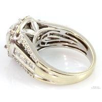 3.39ctw Diamond 14K Gold Ring Clarity Enhanced 2.08ct Solitaire