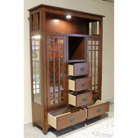 Mission Style China Cabinet