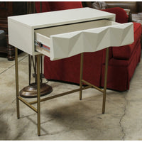West Elm Sculpted Geo Mini Console Table